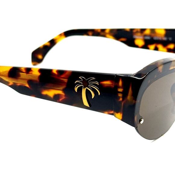 New, PALM ANGELS Palmdale Sunglasses PERI054 6064 Authentic - Picture 8 of 12